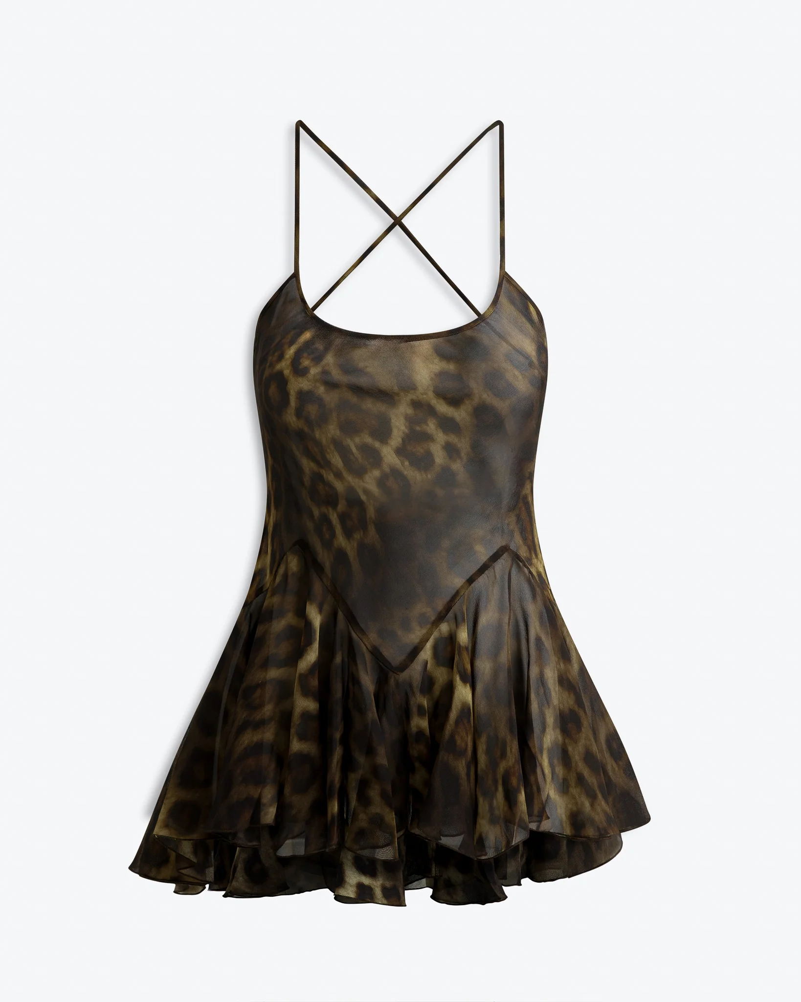 August Silk Mini Dress | Leo - Image 4