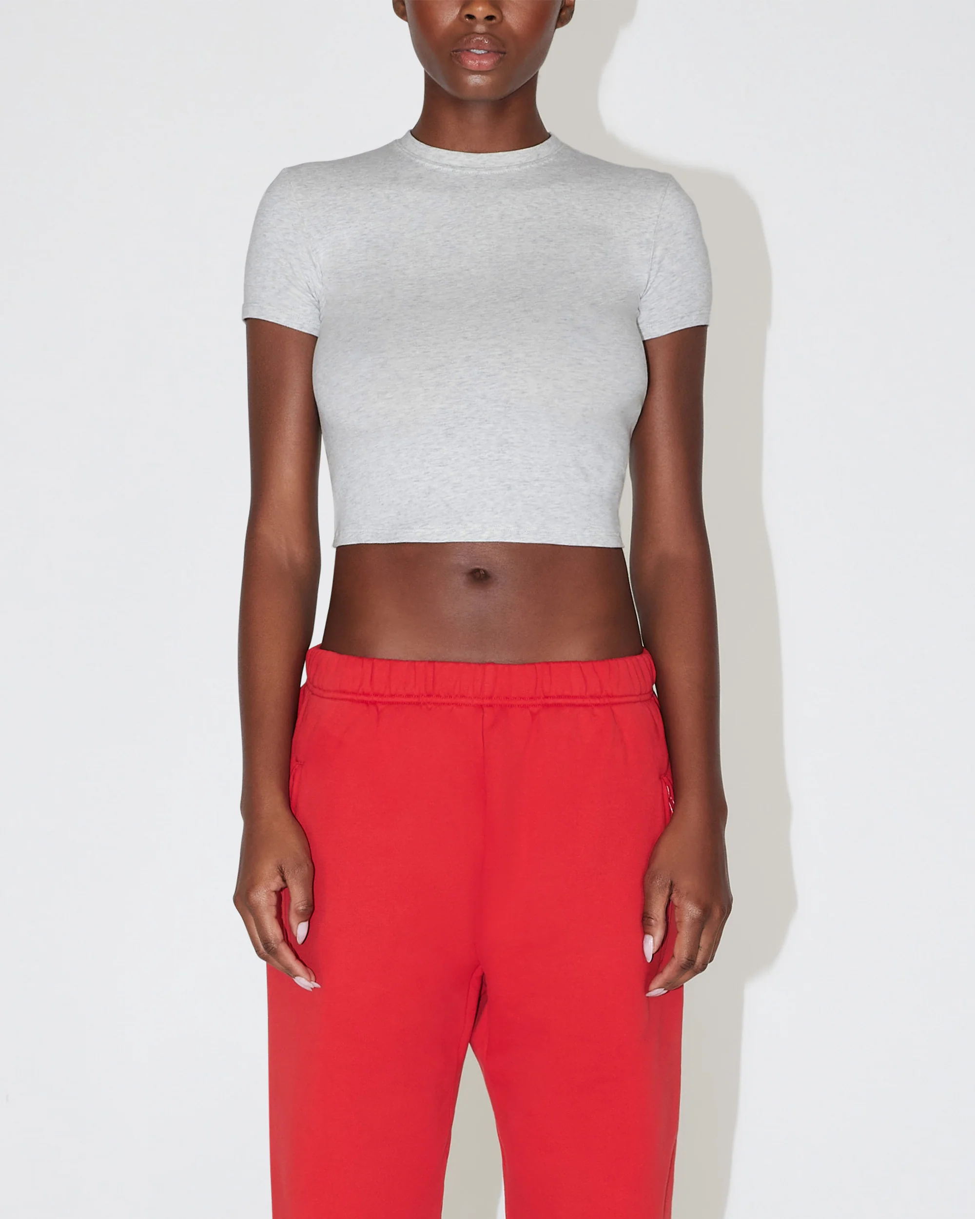 Classic Baby Tee | Light Heather Grey - Image 3