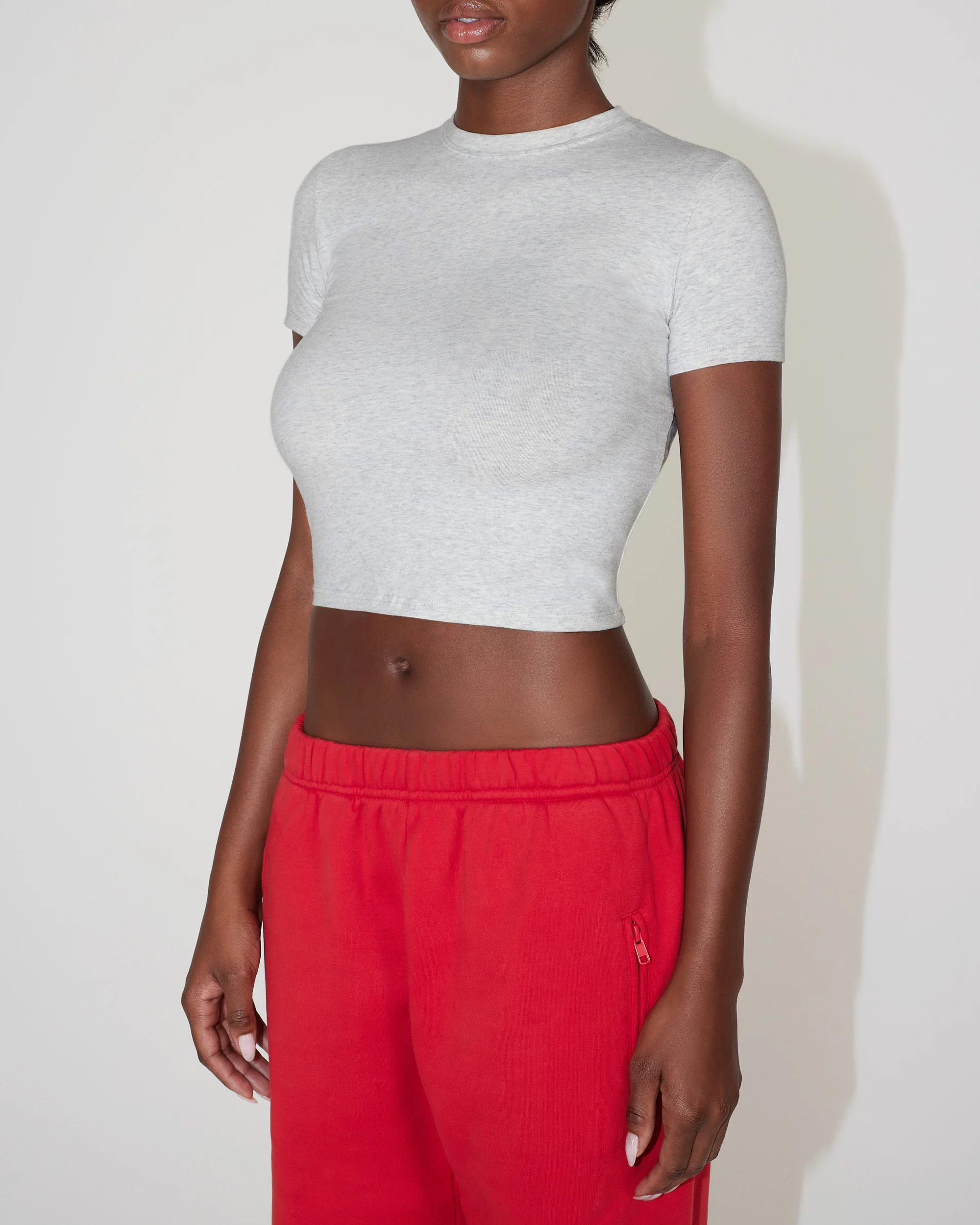 Classic Baby Tee | Light Heather Grey - Image 5