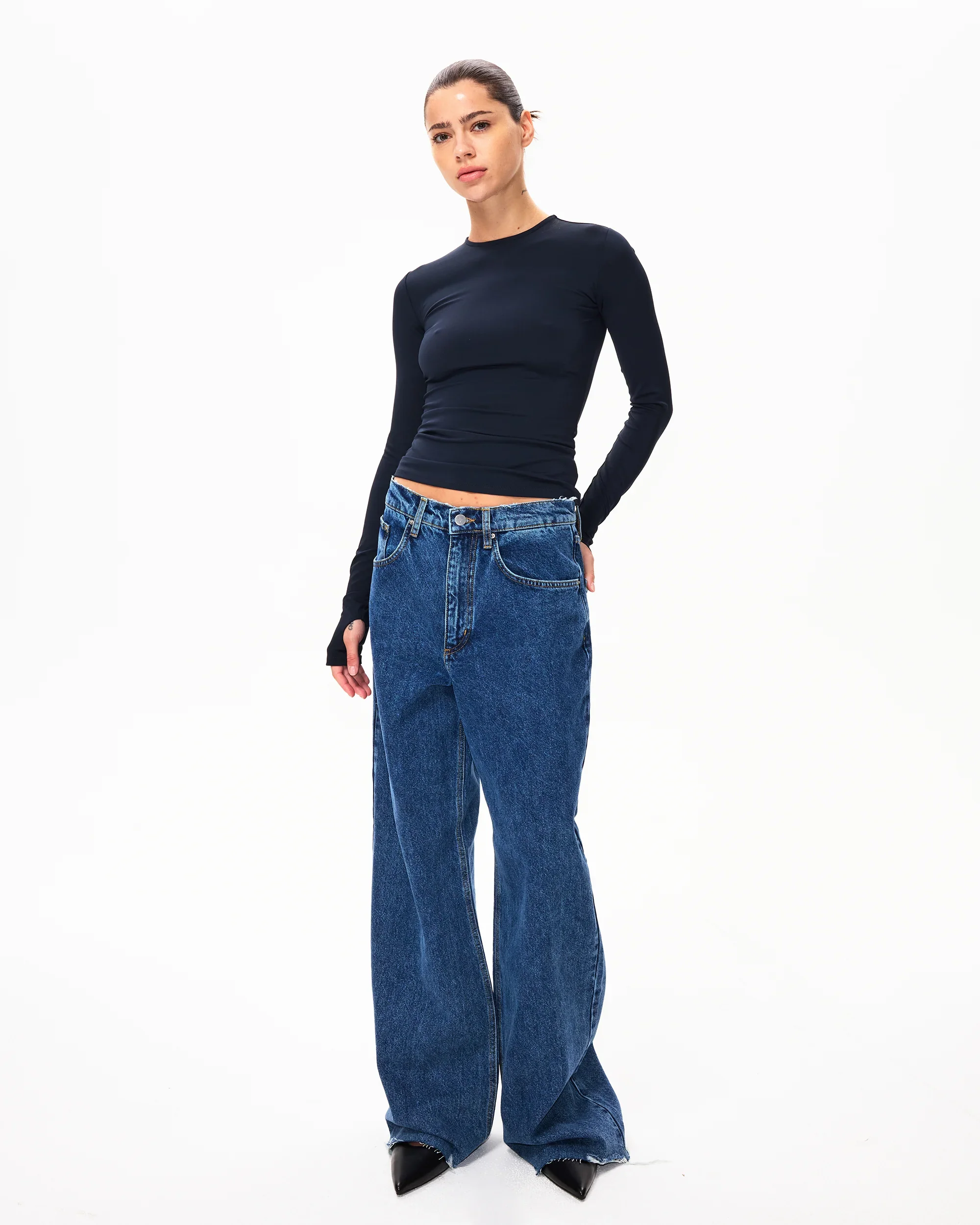 Classic Low Rise Denim | Medium Wash - Image 9