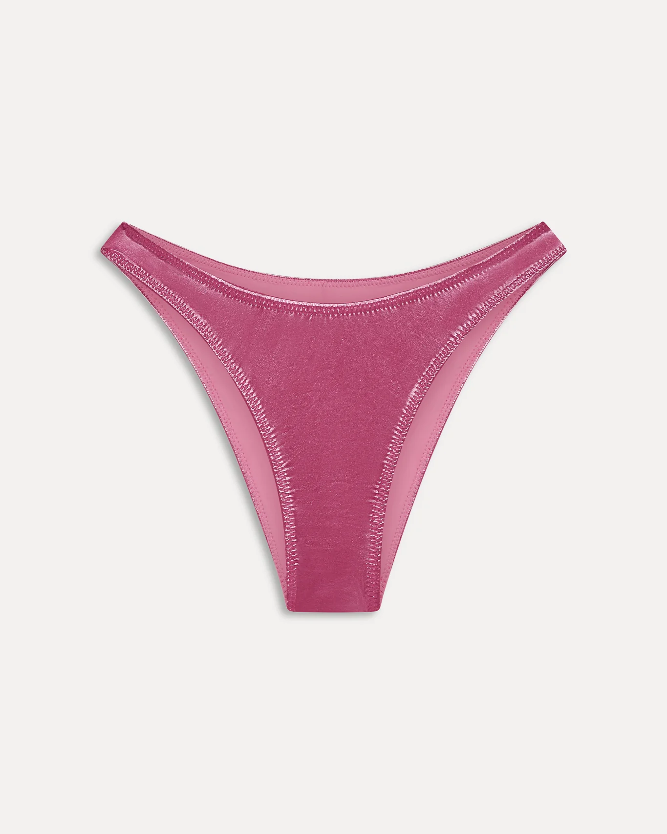 Dove Classic Metallic Bikini Bottom | Pink Chrome - Image 4