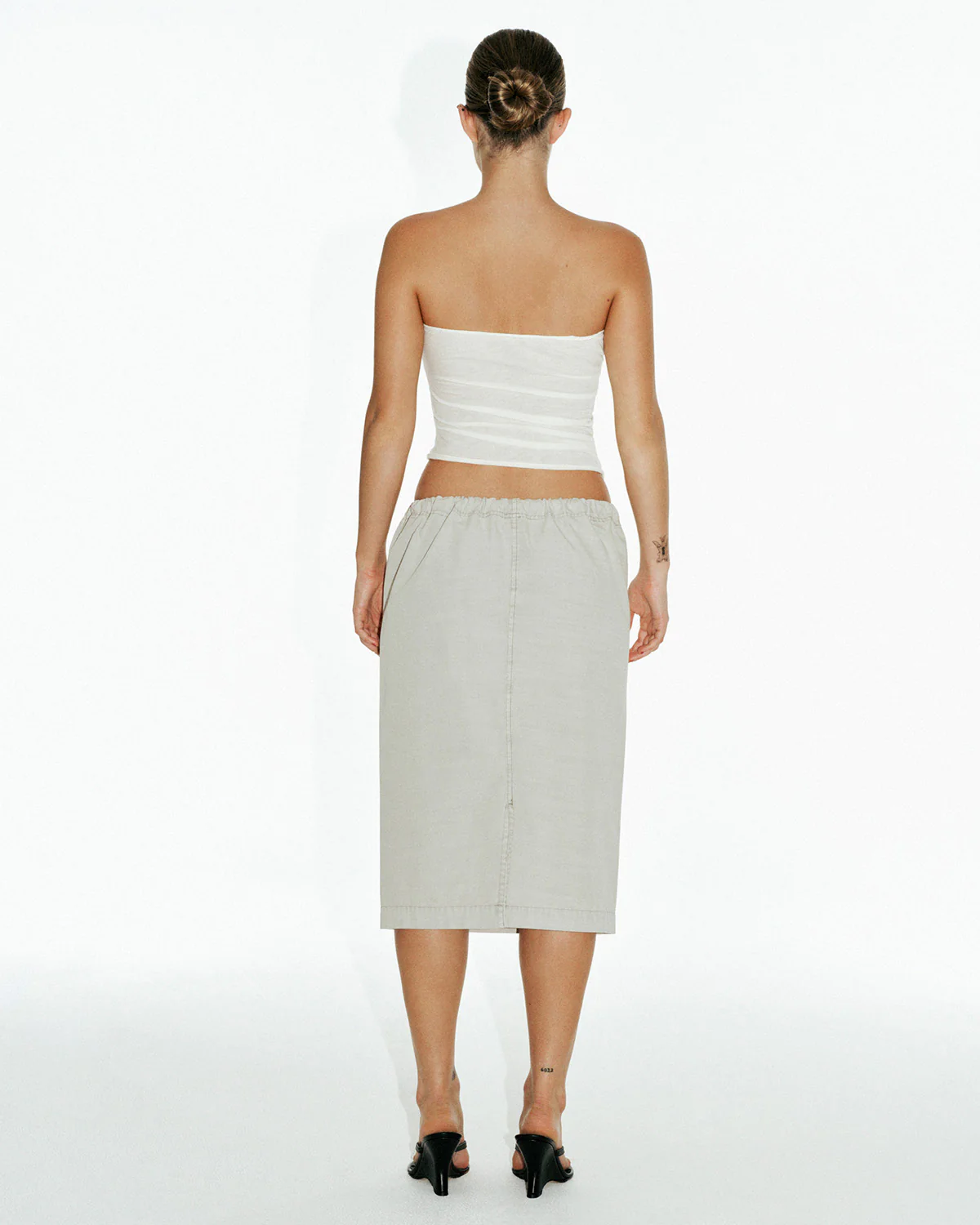 Joshua Midi Skirt | Storm - Image 3