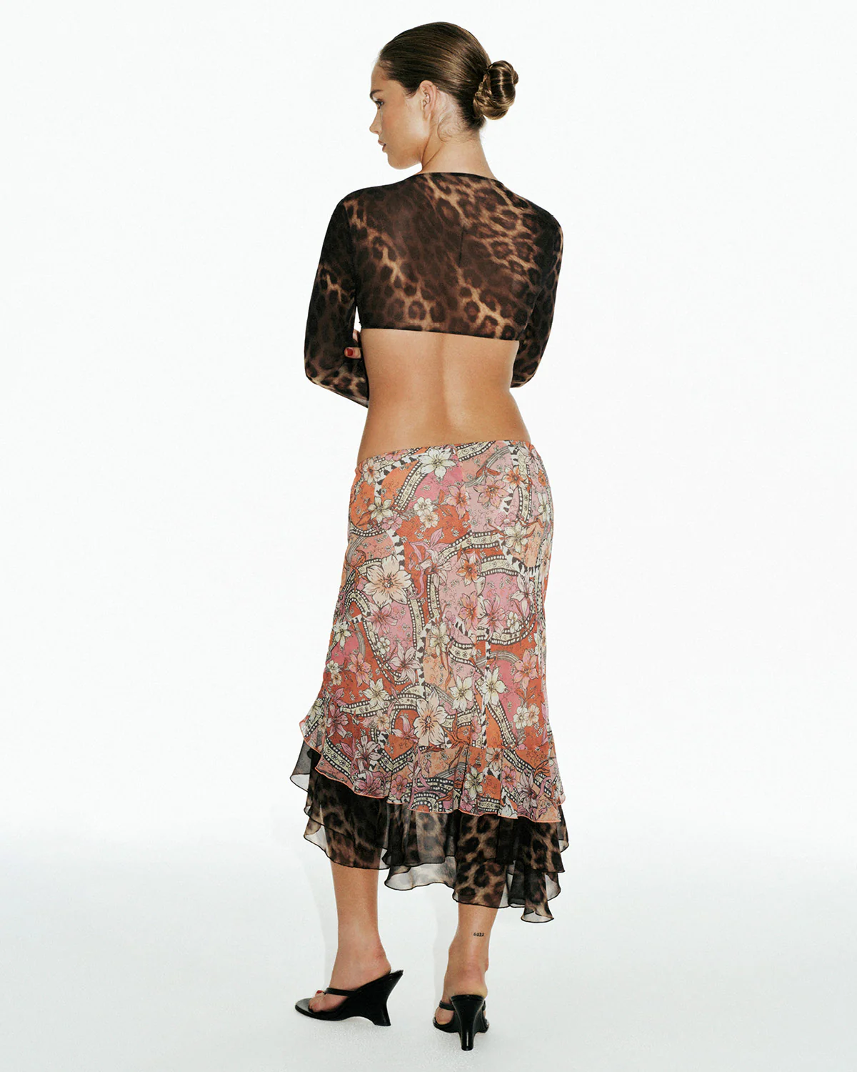 June Silk Midi Skirt | Terrace Leo - Image 3