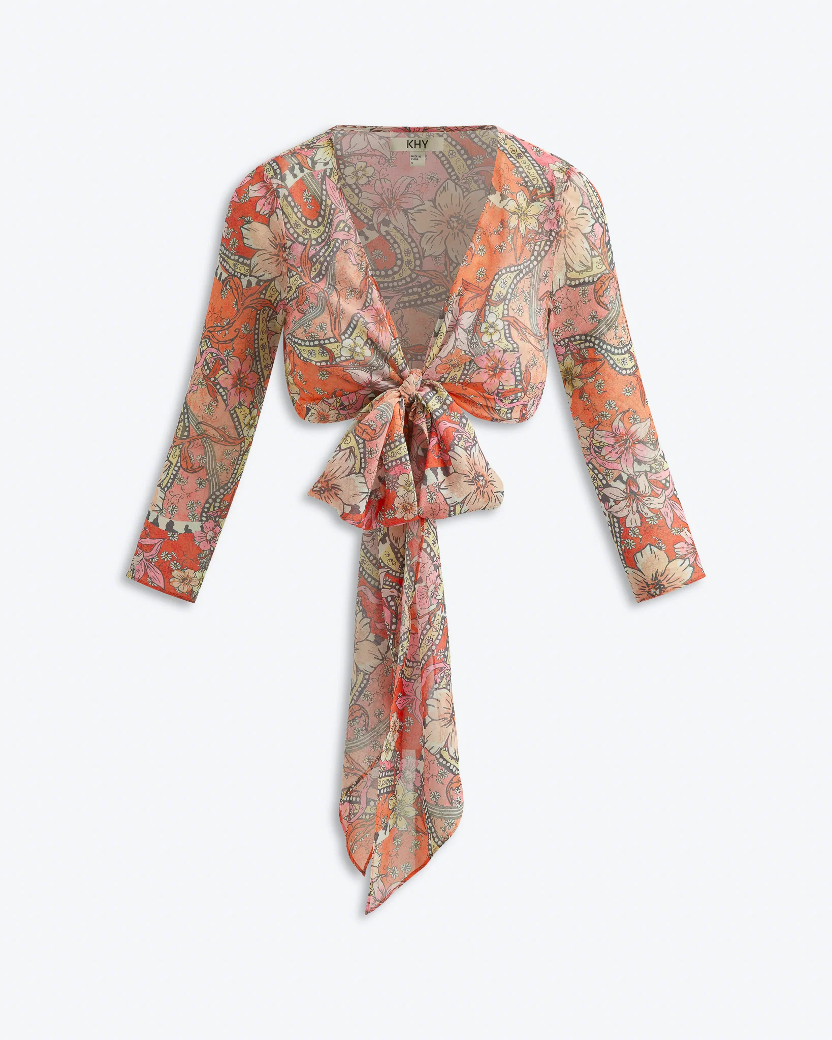 June Silk Tie Top | Terrace - Image 8
