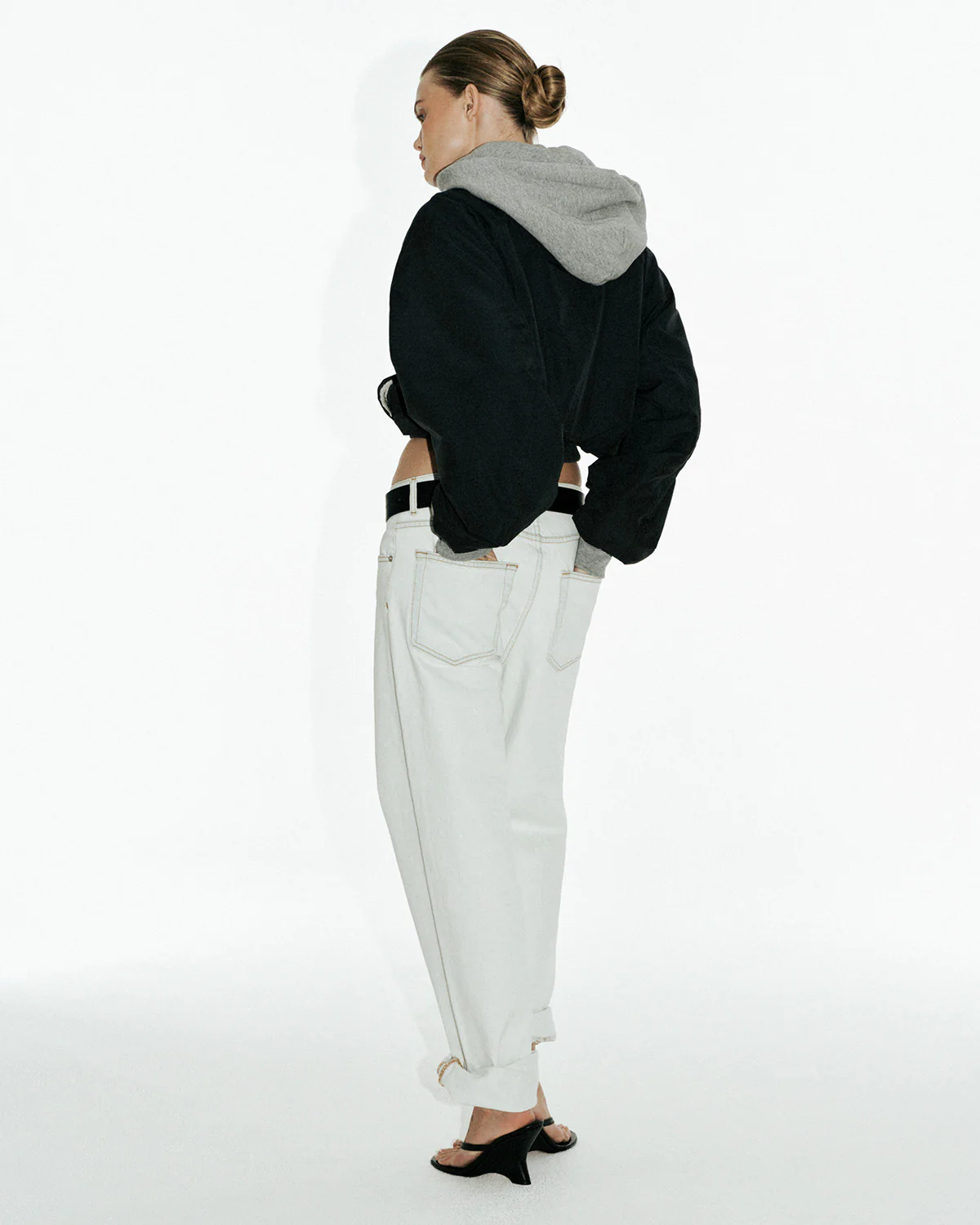 Laurel Bomber | Washed Black - Image 4