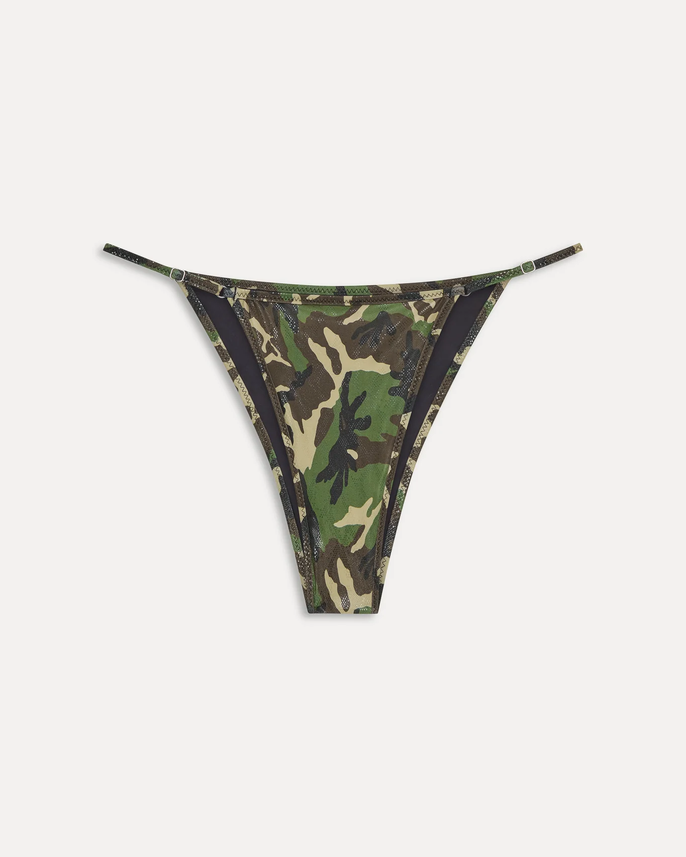 Luna Foil Bikini Bottom | Camo Print - Image 5