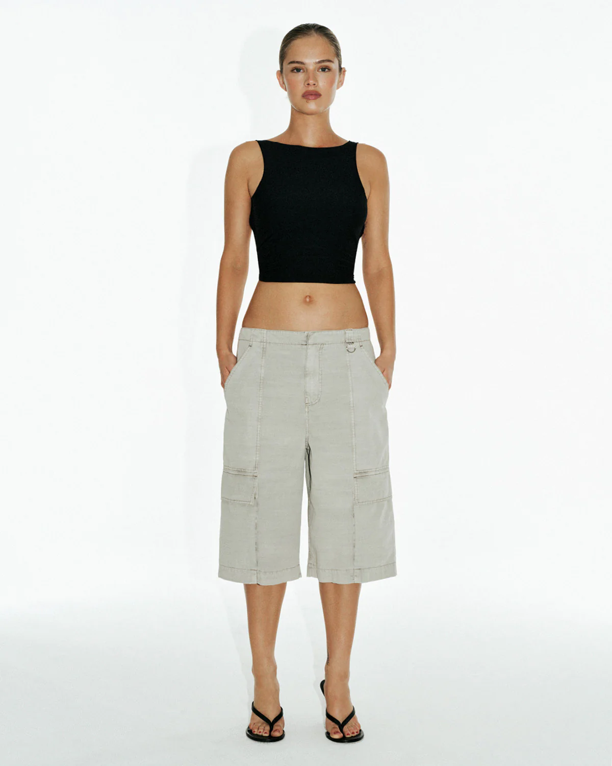 Open Back Tank | Black - Image 3