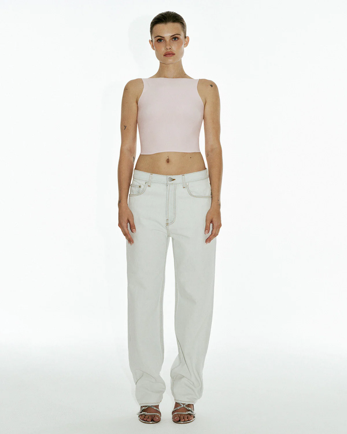 Open Back Tank | Blush - Image 3
