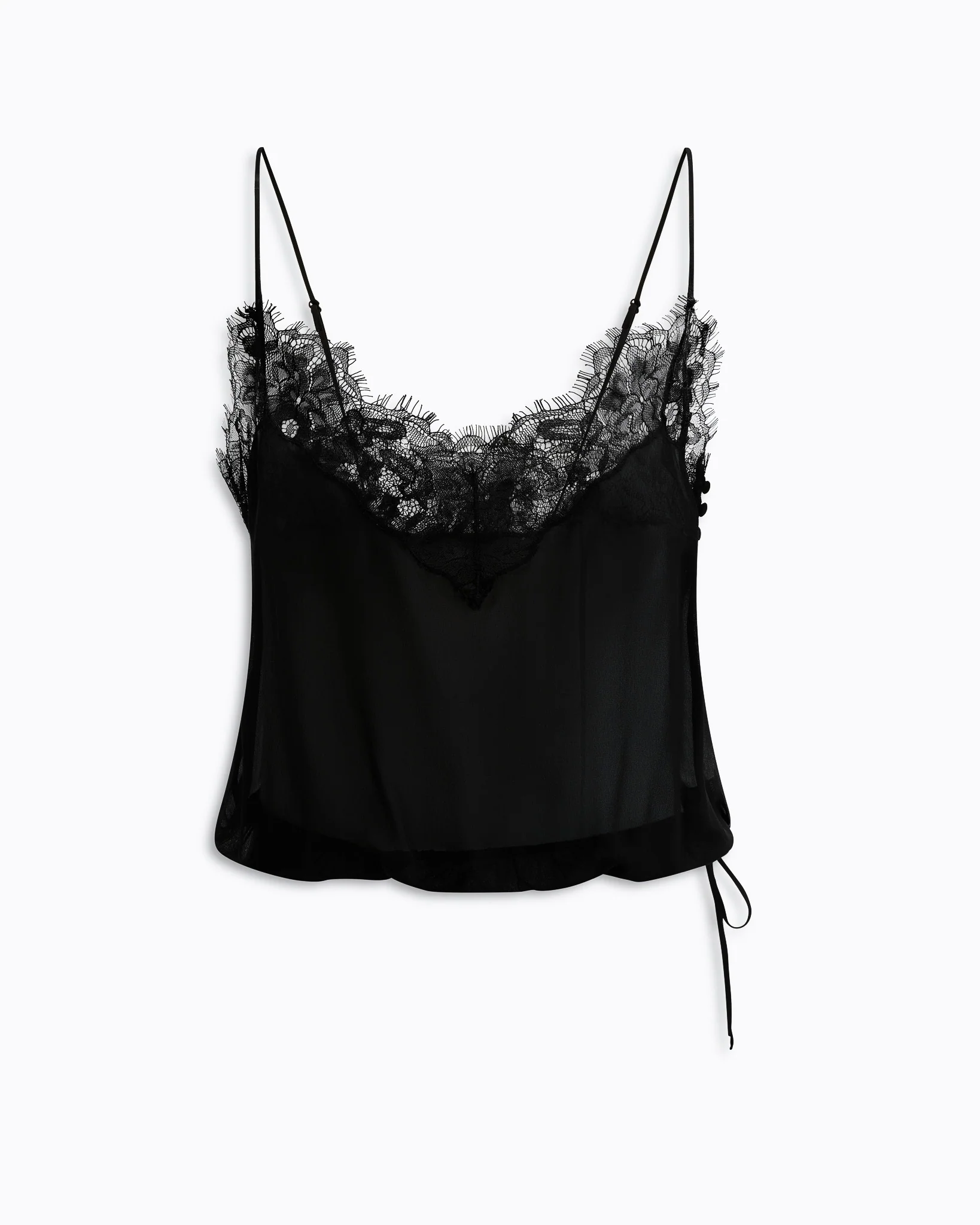 Paloma Silk Cami | Black - Image 5