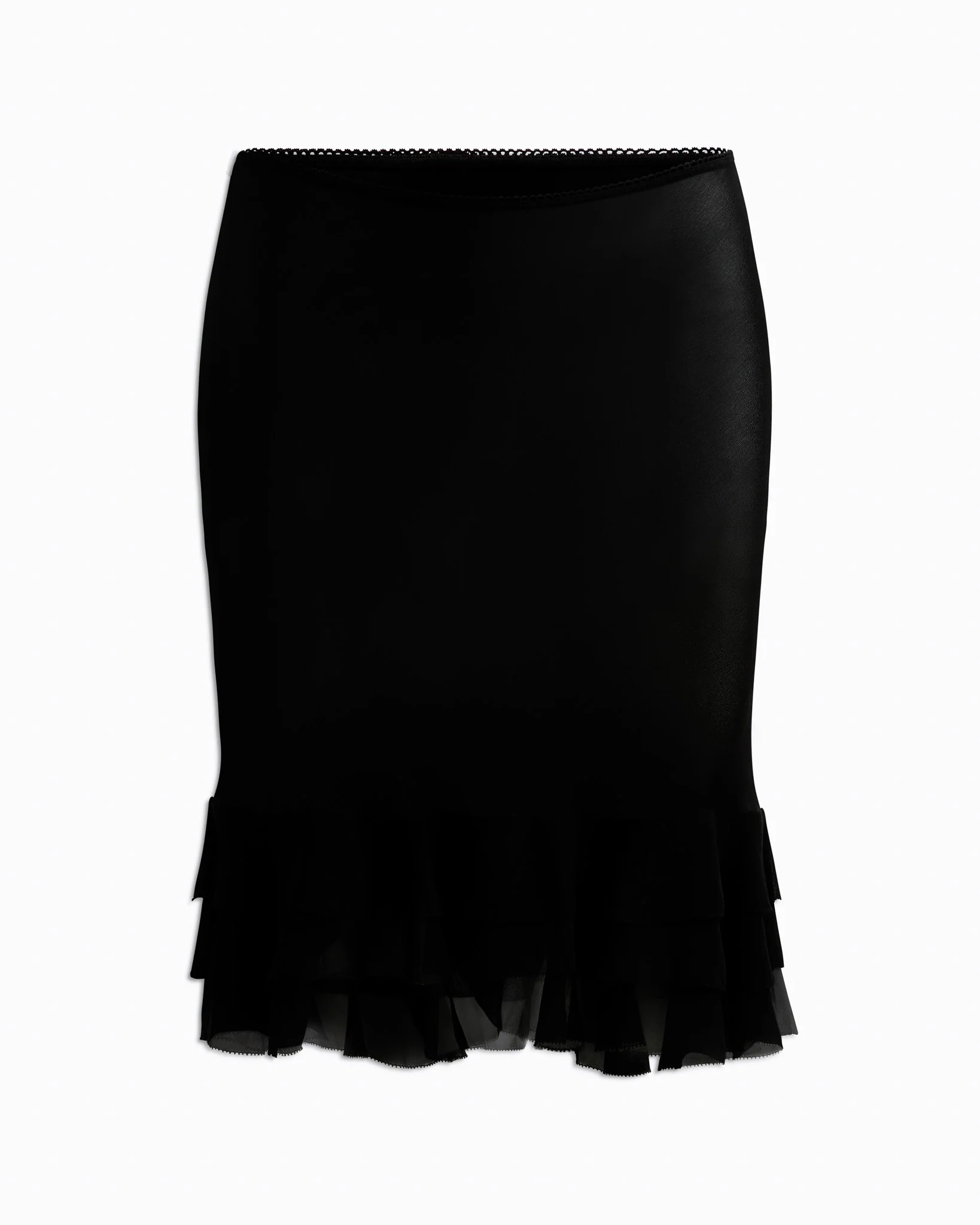 Paloma Silk Skirt | Black - Image 4